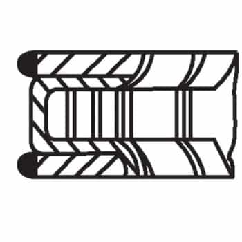 Jeu de segments de pistons