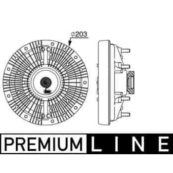 Embrayage, ventilateur de radiateur