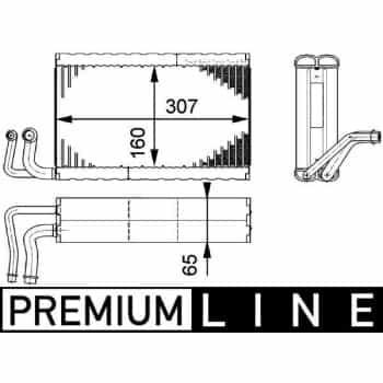 Evaporateur climatisation PREMIUM LINE