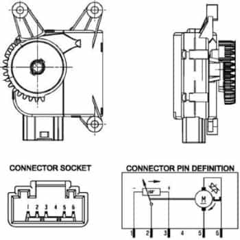 Élément d'ajustage, clapet de mélange BEHR *** PREMIUM LINE ***