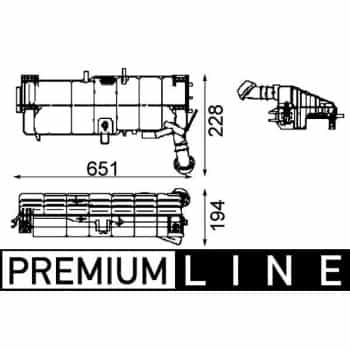 Vase d'expansion, liquide de refroidissement BEHR *** PREMIUM LINE ***