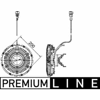 Embrayage, ventilateur de radiateur BEHR *** PREMIUM LINE ***
