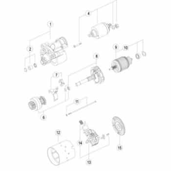 Démarreur Lombardini 1.1kw