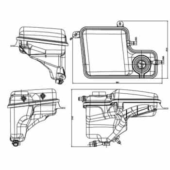 Vase d'expansion, liquide de refroidissement BEHR