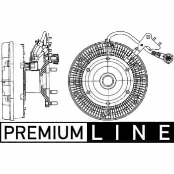 Embrayage, ventilateur de radiateur BEHR *** PREMIUM LINE ***