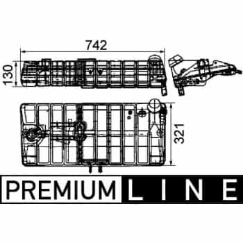 Vase d'expansion, liquide de refroidissement BEHR *** PREMIUM LINE ***