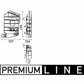 Vase d'expansion, liquide de refroidissement BEHR *** PREMIUM LINE ***
