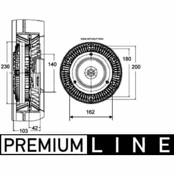Embrayage, ventilateur de radiateur BEHR *** PREMIUM LINE ***