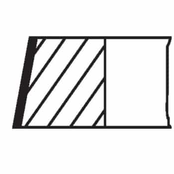 Jeu de segments de piston