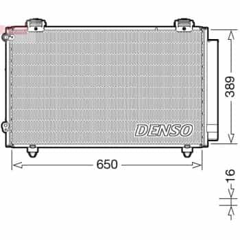 Condenseur, climatiseur DCN50023 Denso