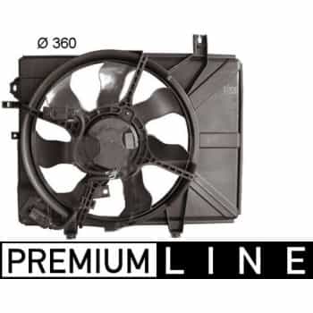 Roue de ventilateur de refroidissement CFF 225 000P Mahle