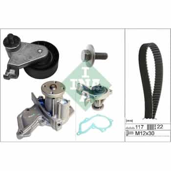 Pompe à eau + kit de distribution 530 0735 30 Ina