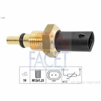 Capteur, température du carburant 7.3400 Facet