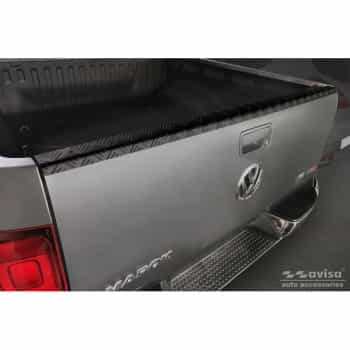 Bande de protection de hayon Pickup en aluminium sur mesure pour Volkswagen Amarok 2010 - Noir