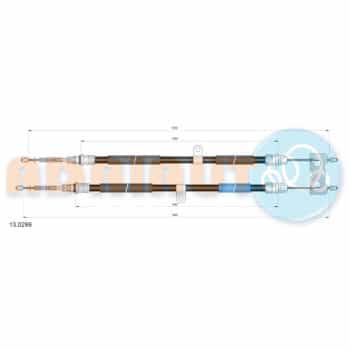 Câble de traction, frein de stationnement