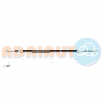 Câble de traction, frein de stationnement 41.0267 Adriauto 