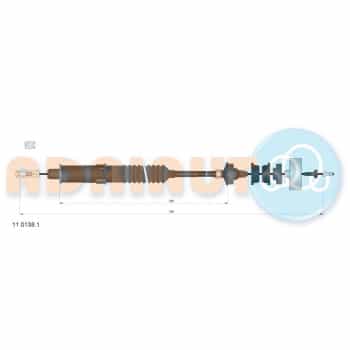 Cable d'embrayage