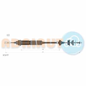 Cable d'embrayage