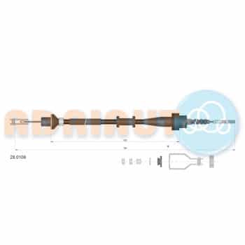 Cable d'embrayage