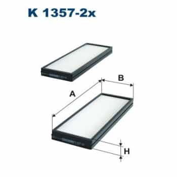 Filtre intérieur K 1357-2x Filtron