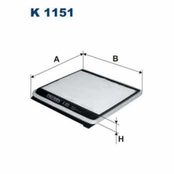 Filtre intérieur K 1151 Filtron