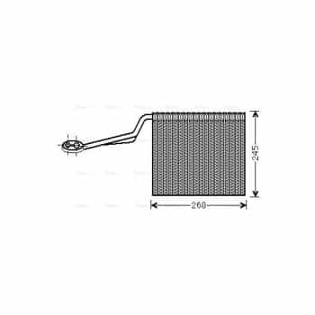 Evaporateur climatisation