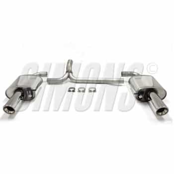 Échappement Simons adapté pour Volvo V70/XC70 T6 AWD 2007-