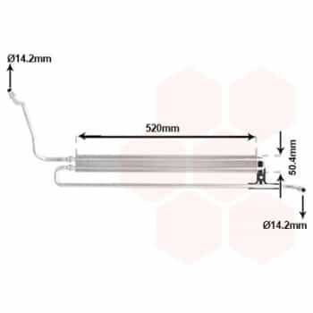 Radiateur d'huile, direction 06013726 International Radiators