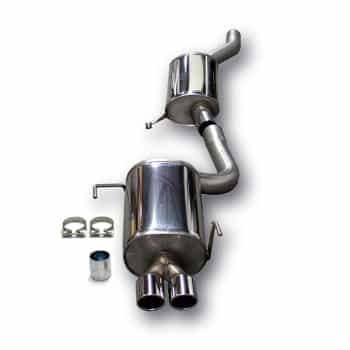 Pot d'échappement Simons sur mesure pour Audi S2/RS2 1993-1996