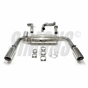 Pot d'échappement Simons sur mesure pour Volvo S40/V50