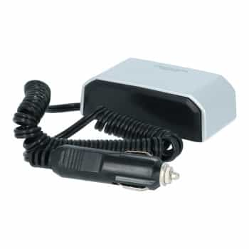 Prise 2 voies Carpoint 2x12V 1xUSB 2,4A