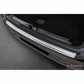 Protection de pare-chocs arrière en acier inoxydable sur mesure pour Mercedes EQC (N293) 2019 - 'Ribs'
