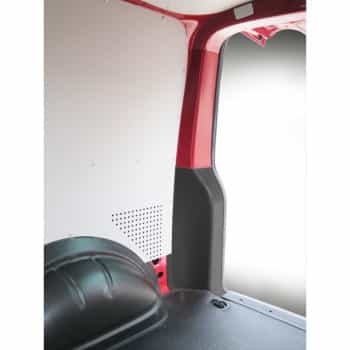 Protection de cadre de porte arrière RGM pour Volkswagen T5/T6/T6.1 2003-2022 - Partie inférieure - Noir (ABS)