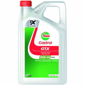 Huile moteur Castrol GTX Ultraclean 10W40 A3/B4 5L