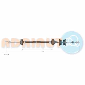 Cable d'embrayage