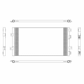 Condenseur, climatiseur 350313 NRF
