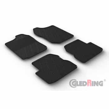 Tapis en caoutchouc sur mesure pour Suzuki Jimny (FJ) 1998-2018 (profil T 4 pièces)