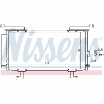 Condenseur, climatisation 940742 Nissens