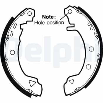 Jeu de mâchoires de frein LS1402 Delphi