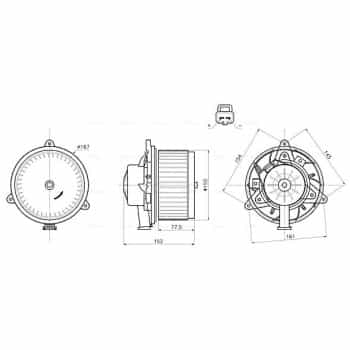 Ventilation intérieure OL8752 Ava Quality Cooling