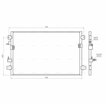 Condenseur, climatisation CR5149 Ava Quality Cooling