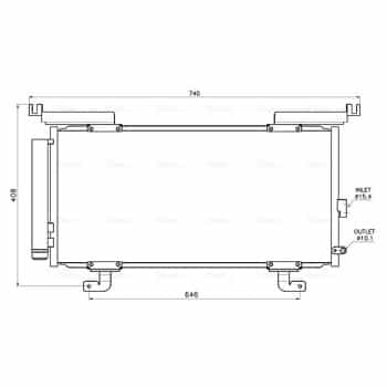 Condenseur, climatisation SU5117D Ava Quality Cooling