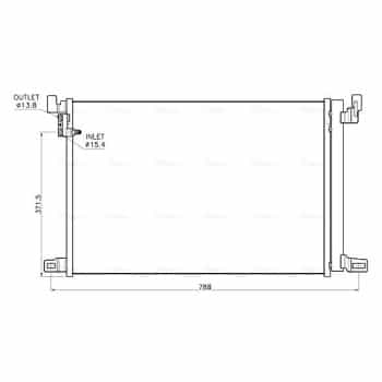 Condenseur, climatisation AI5459D Ava Quality Cooling
