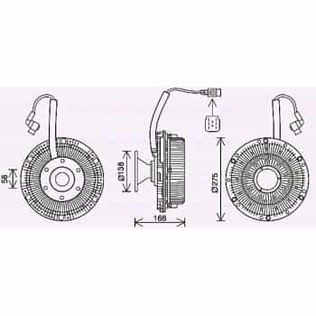 Embrayage, ventilateur de radiateur