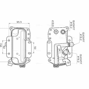Refroidisseur d'huile, transmission automatique