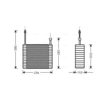 Evaporateur climatisation