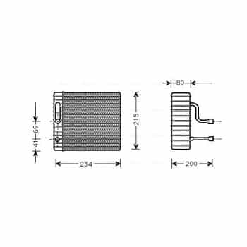 Evaporateur climatisation