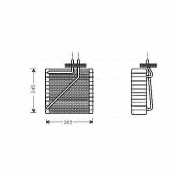Evaporateur climatisation