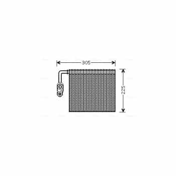 Evaporateur climatisation