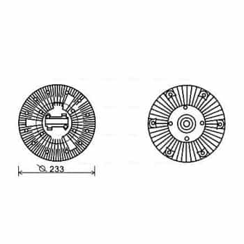 Embrayage, ventilateur de radiateur